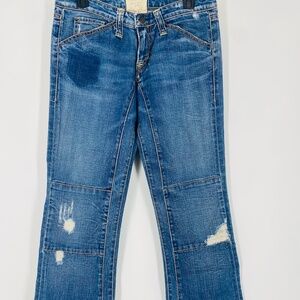 Taverniti So Jeans Punk Distressed Patched Y2K Vintage Size 31